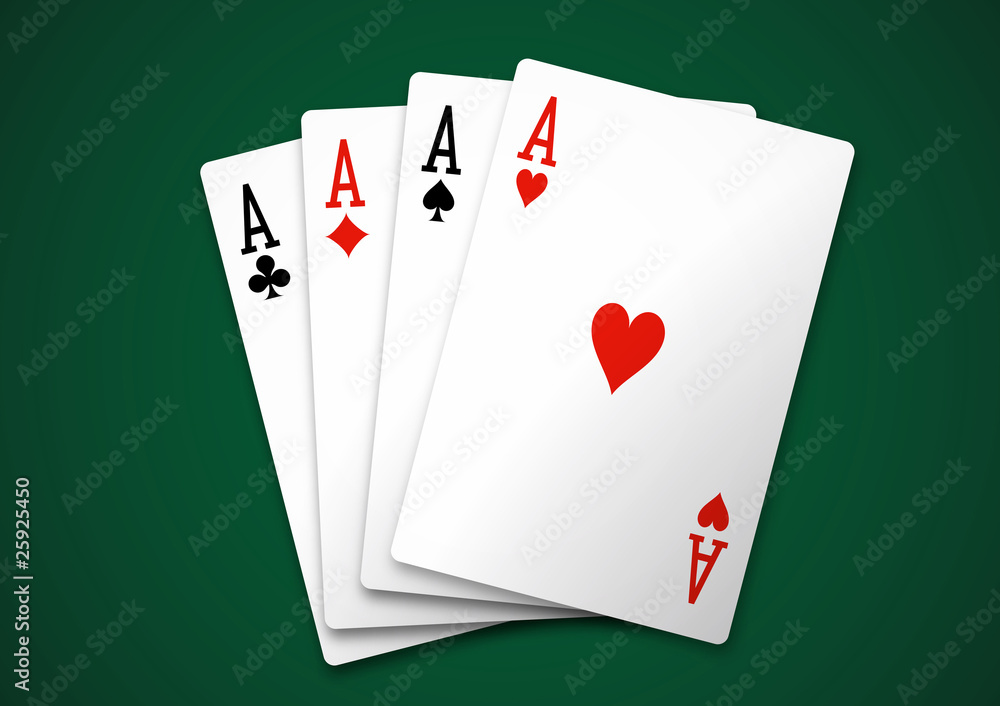 Fototapeta premium Carre d'as