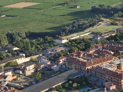 Vista aerea de Toro (Zamora) y su campo