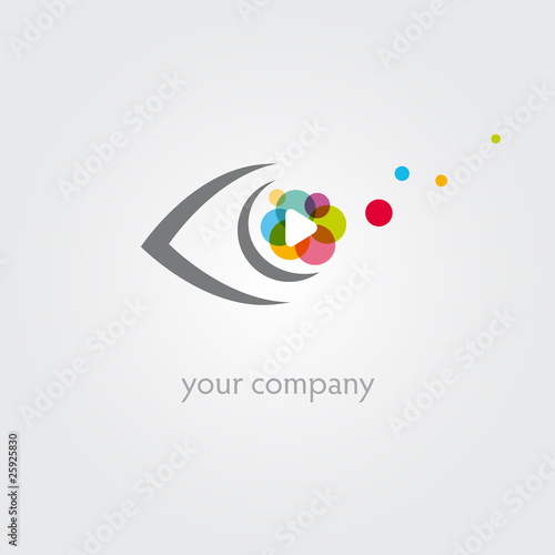 logo entreprise, oeil