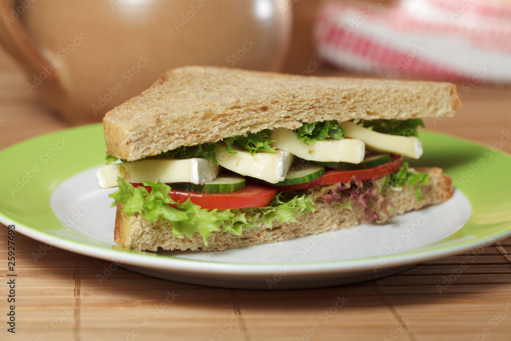 Sandwich mit Brie Sandwich mit Brie