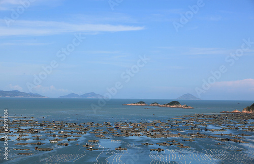 福建连江海上渔村