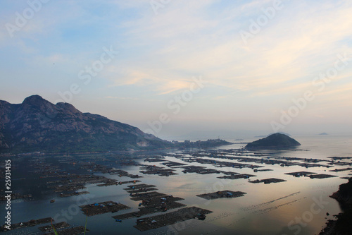 福建连江海上渔村