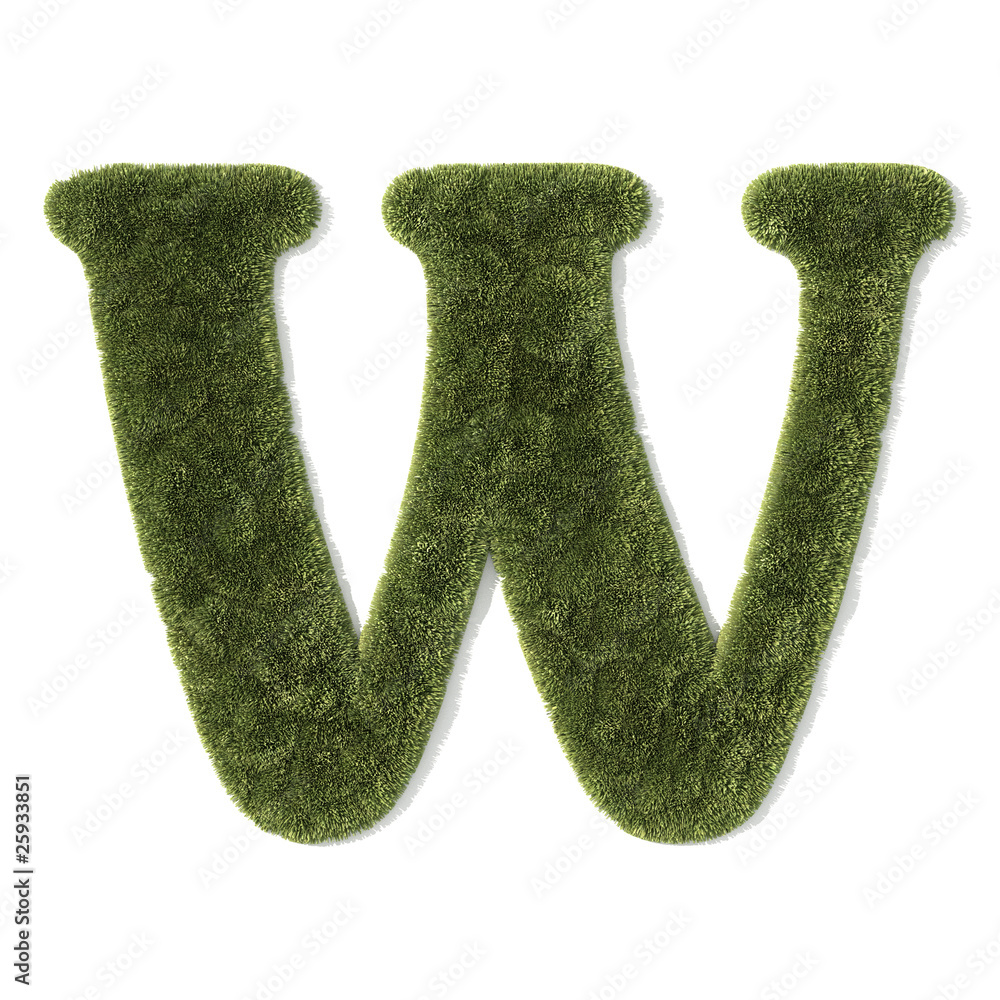 grass font - W