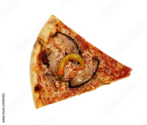 Pizza slice close-up