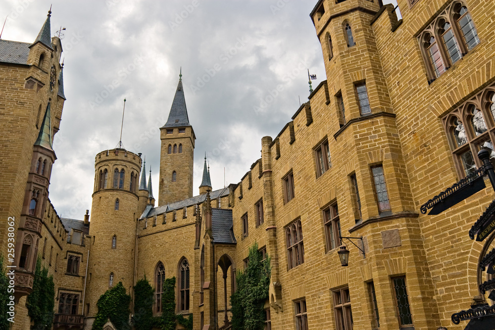 Fototapeta premium Hohenzollern castle in the Black Forest, Germany