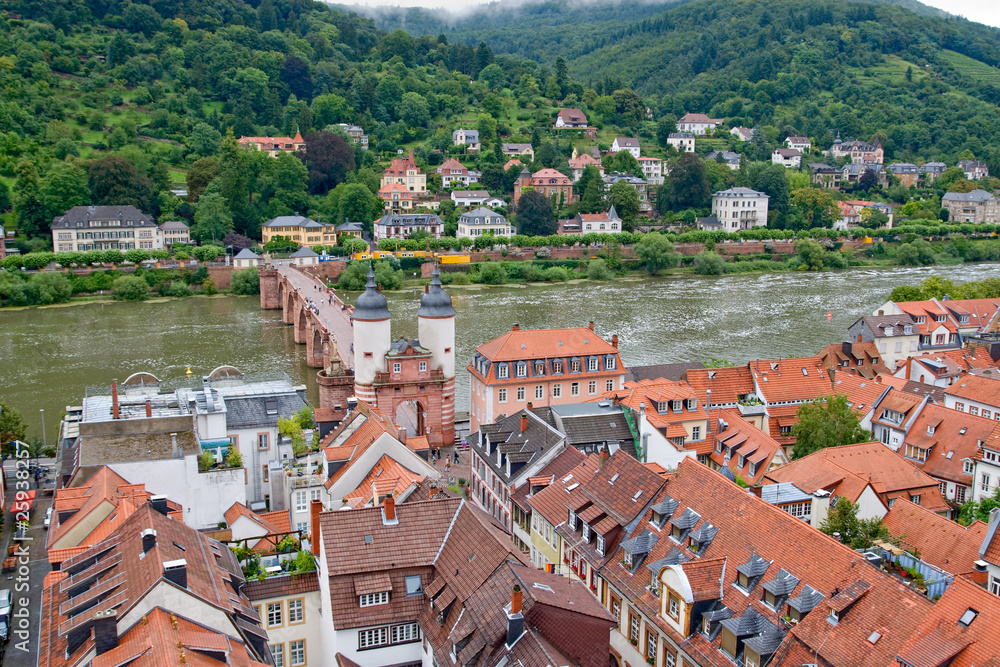 View of Heidelberg city, Germany