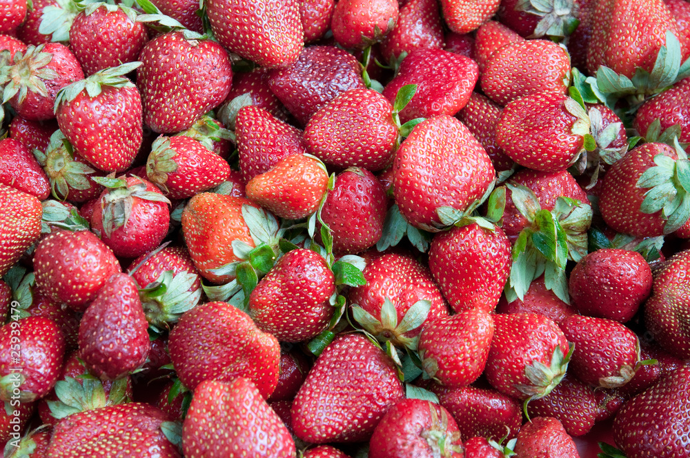 Juicy strawberries background Juicy strawberries background