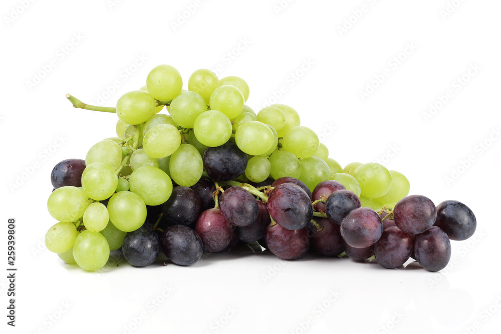Two grape clusters