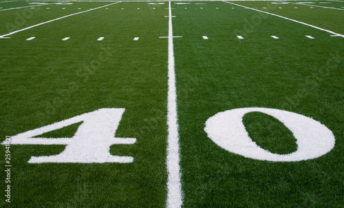 Football Field 40 Yard Line © saje