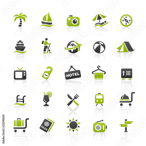 Green Black Website Icons