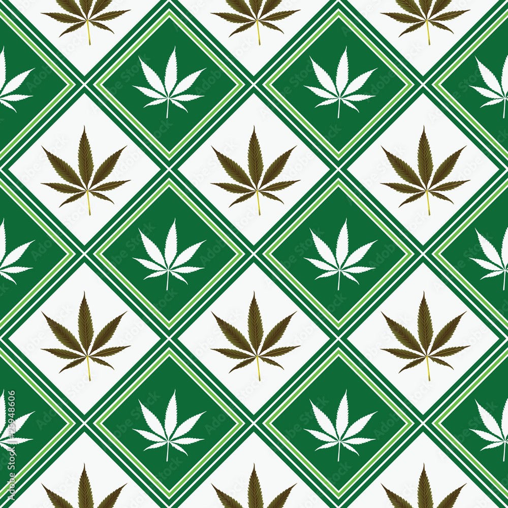 cannabis seamless texture