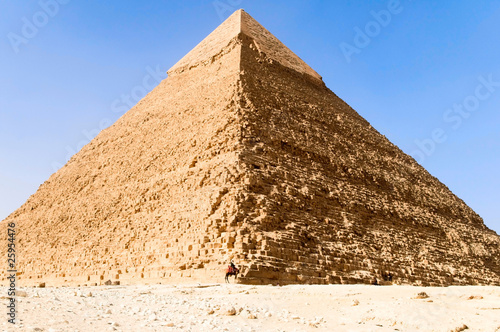 the Khafre pyramid of Giza  Egypt