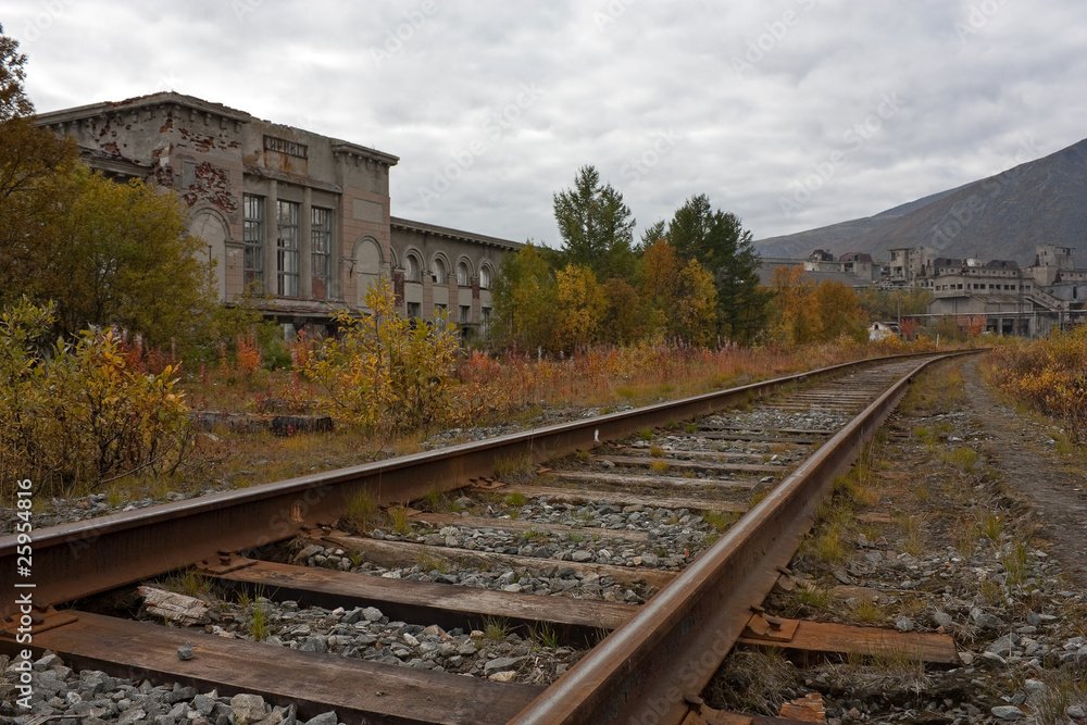 Abandoned railway station