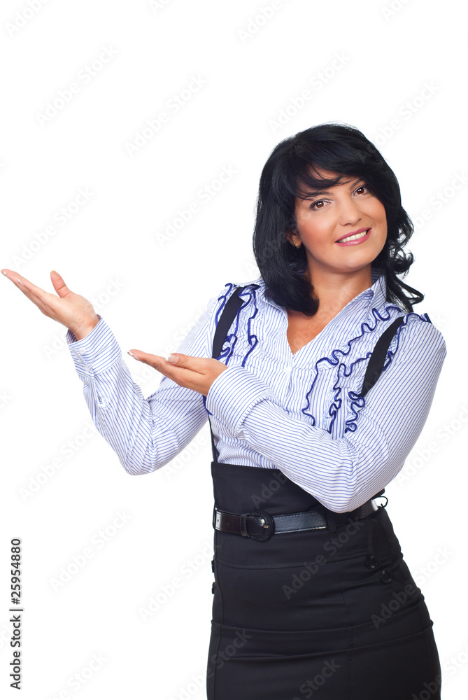 Executive woman making a presentation Executive woman making a presentation