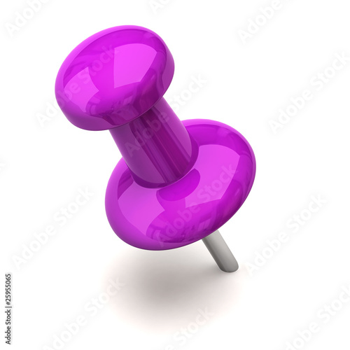Purple thumbtack Stock Illustration Adobe Stock