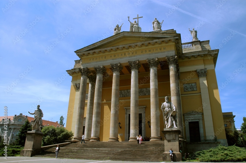 Obraz premium Basilica in Eger, Hungary