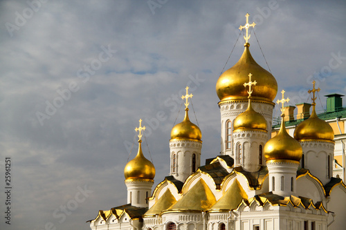 Kremlin's cathedral square in Moscow