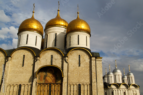 Kremlin's cathedral square in Moscow