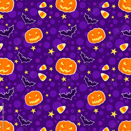 Halloween seamless background