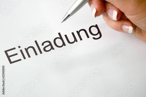 einladung photo