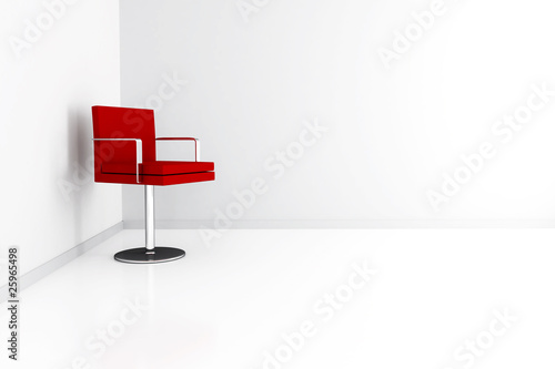Modern elegant chair in cor...