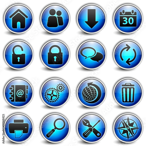web Blue Button Free Download web Blue Button - GFXLoad