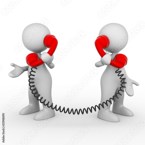 A brief telephone conversation photo