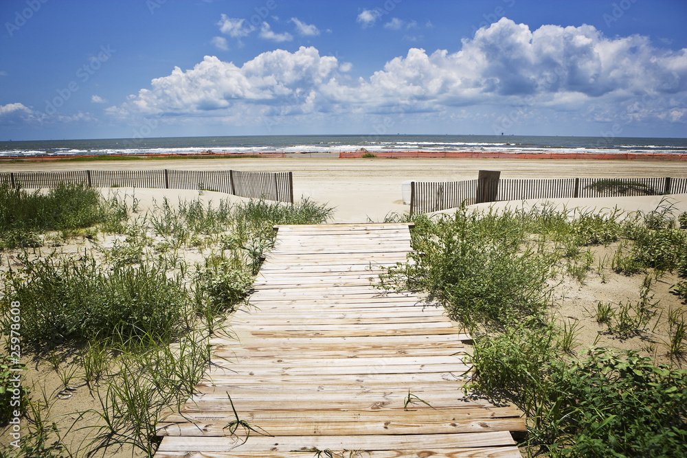 Boardwalk & Closed Beaches, Gulf Coast