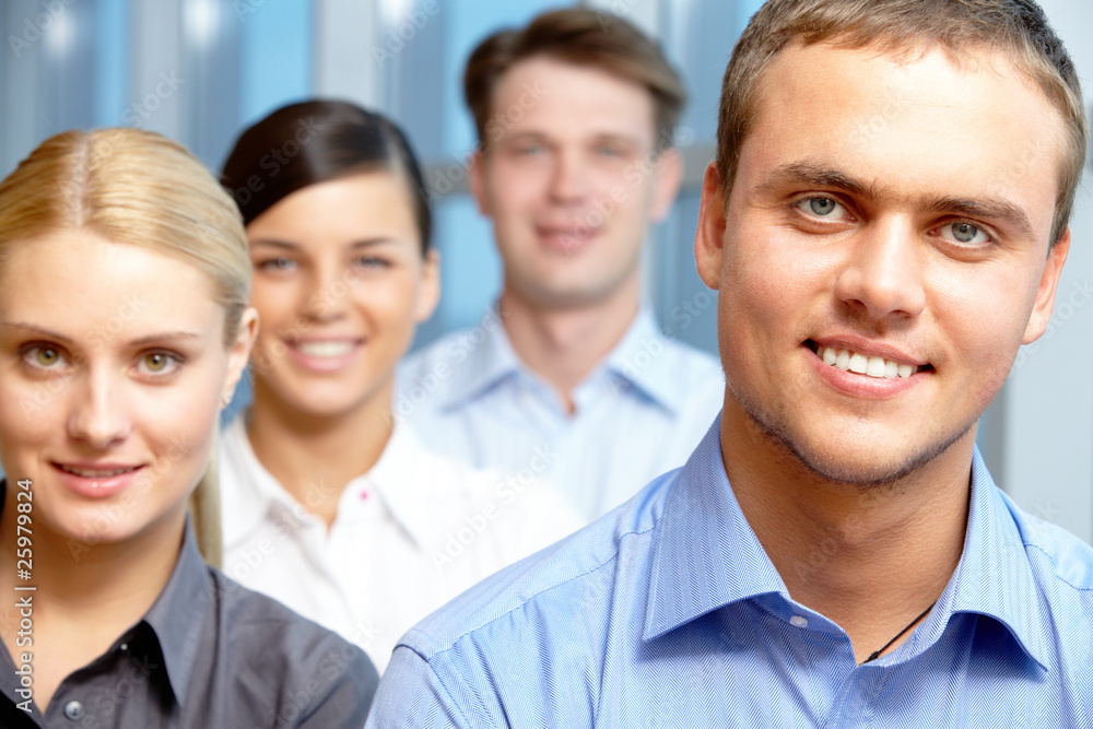 Fototapeta premium Młody lider