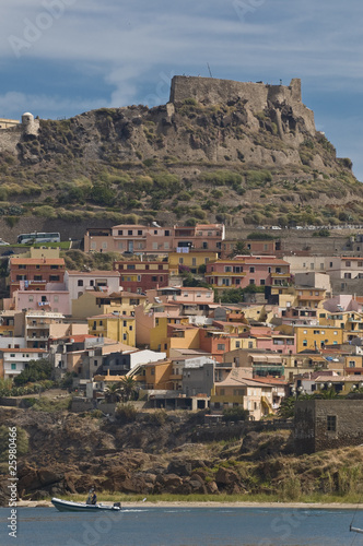 view of castelsardo. sardinia