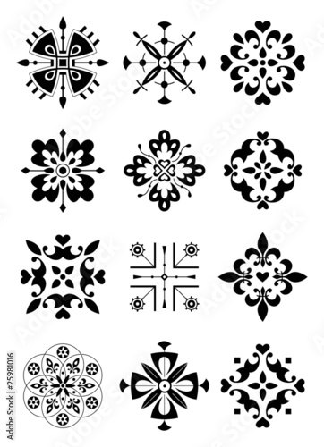 Ornament  decor  pattern