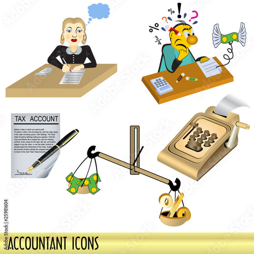 accountant icons