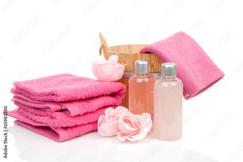 accessory for sauna or spa over white background accessory for sauna or spa over white background