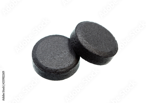 Medical tablets - antioxidants ( The activated coal )