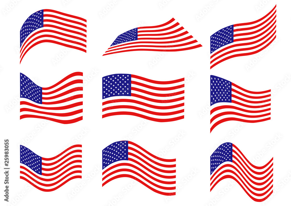 vector flags USA vector flags USA