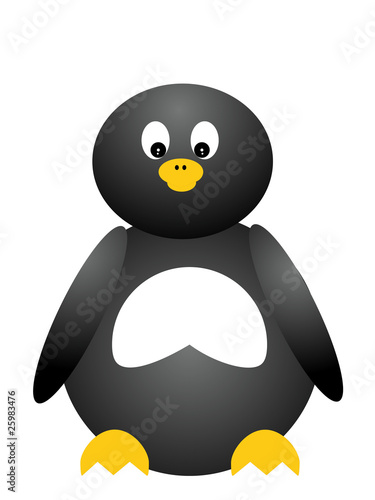 Kleiner dicker Pinguin