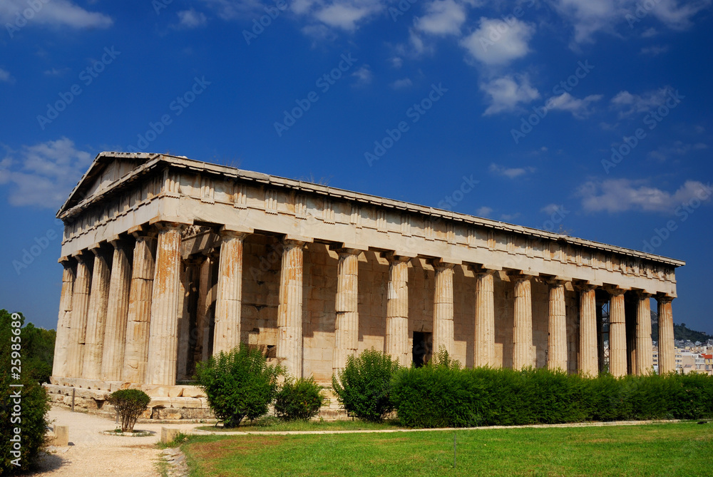 Temple of (Hephaestus) Hephaistos, Athen in Greece
