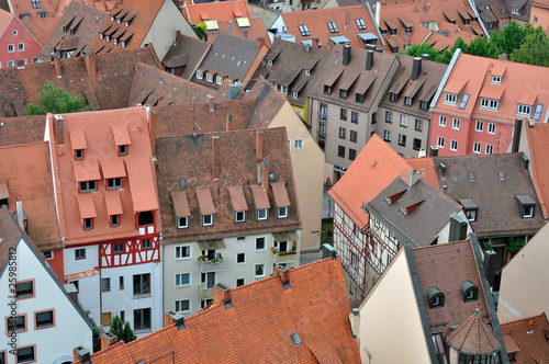 nürnberg, tetti del centro storico #1 photo