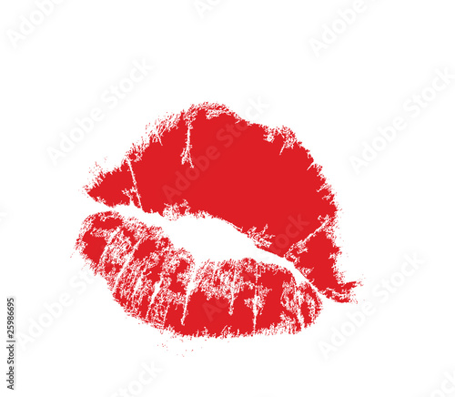lip mark in jpg and vector