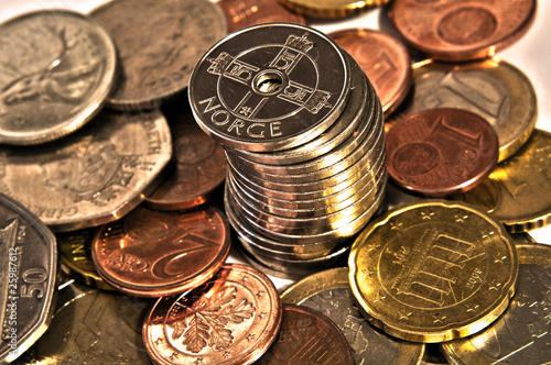 Fotografie Norwegian Money. NOK.