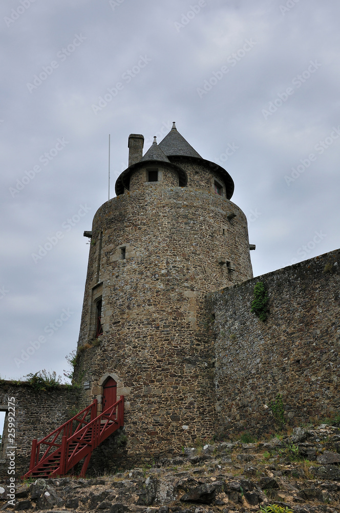 Fototapeta premium castello di fougeres