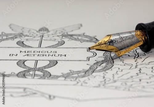 Tableau sur toile medecin pour la vie