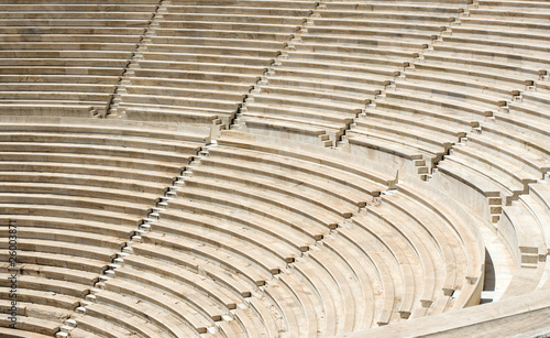 Fotografia, Obraz Old stone steps of staircase in ancient amphitheatre