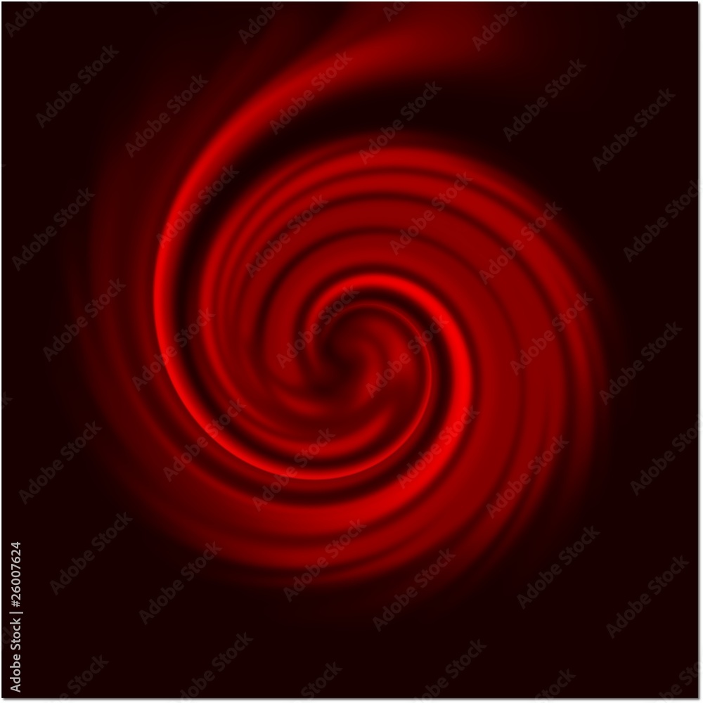 Fototapeta premium rote spirale