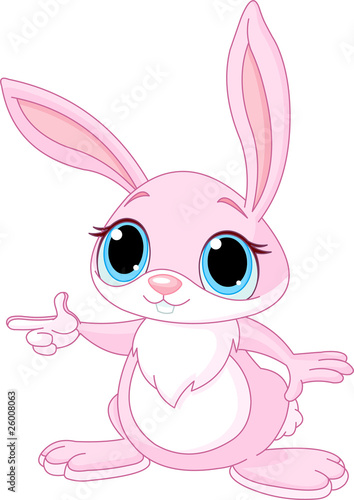 Pointing bunny