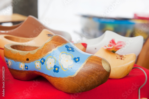 Painted clogs photo