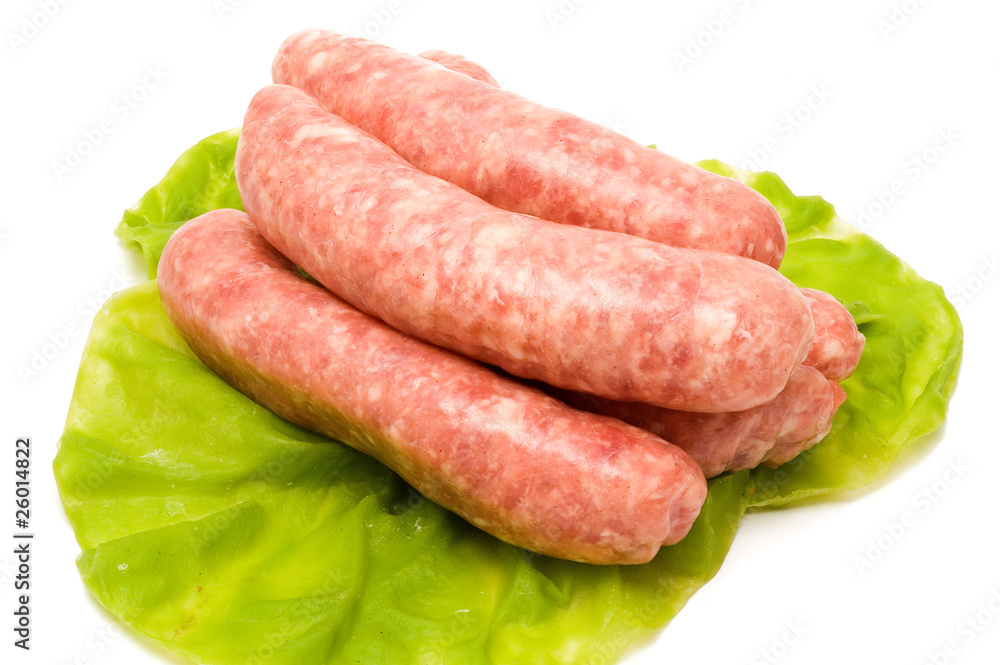 Rohe fränkische Bratwurst Rohe fränkische Bratwurst
