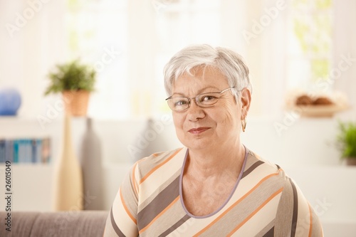 Portrait of elderly woman