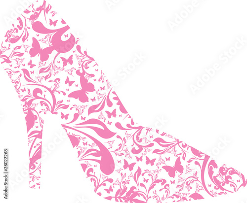 floral high heel