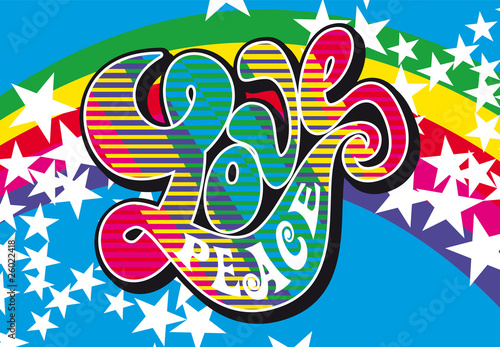 Peace & love - flower power
